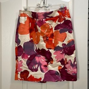Loft floral skirt